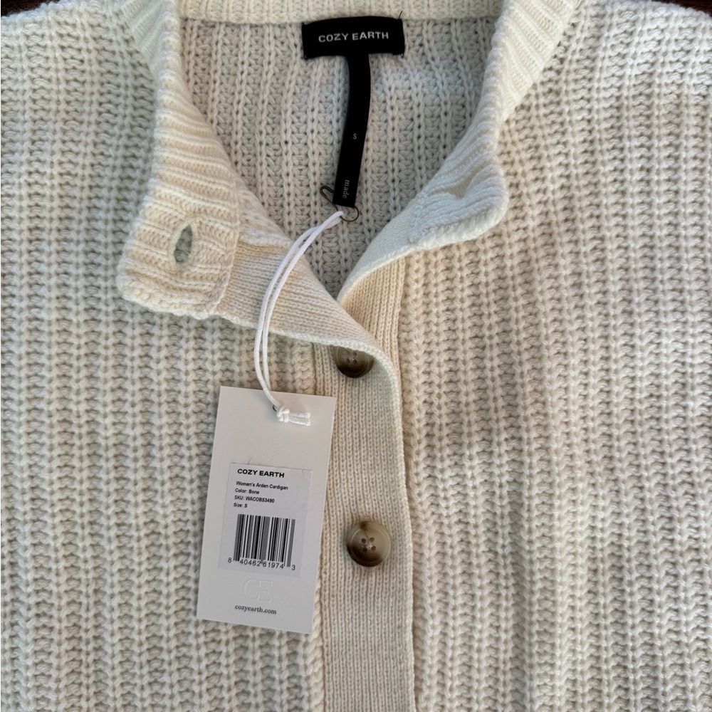 Cozy Earth Women's Arden Cardigan Bone